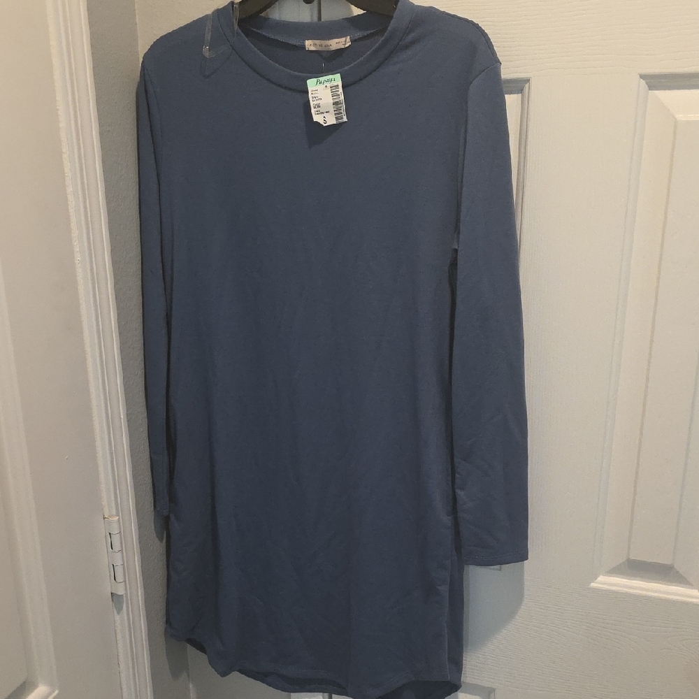 Active USA Slate Blue Mini Dress